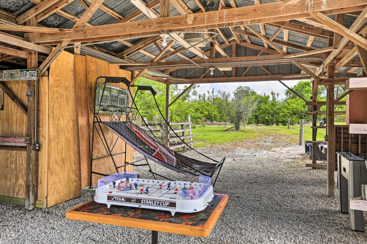 Authentic Clewiston Home With Outdoor Game Room Esterno foto